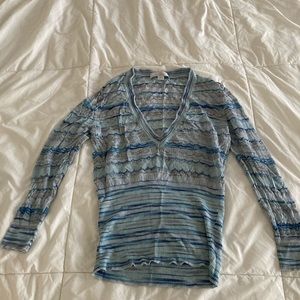 90s style woven top